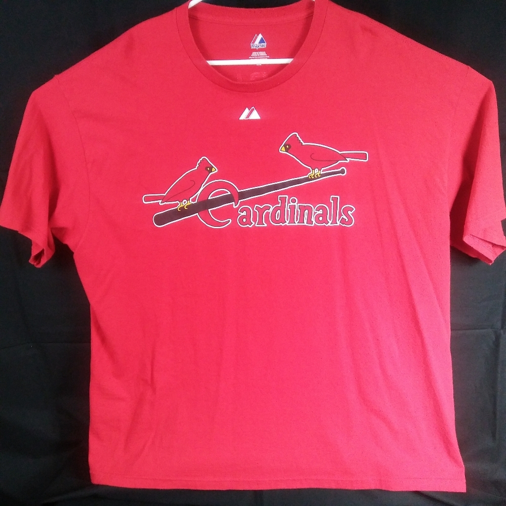 Majestic | Cardinals Red #6 Musial | Men's Tee 2X